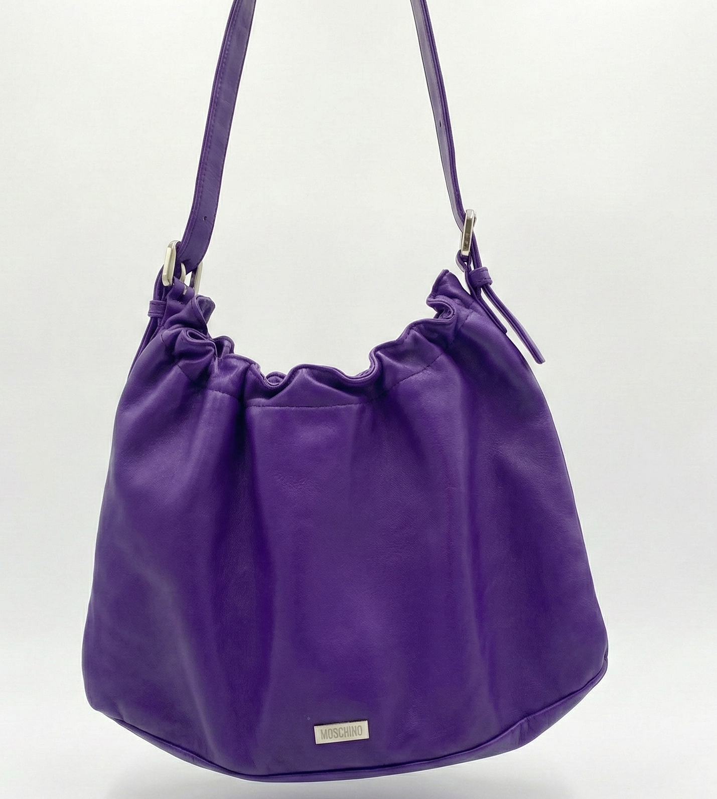 100% Domestic Skin Purple Hobo bag/Shoulder Bag Women